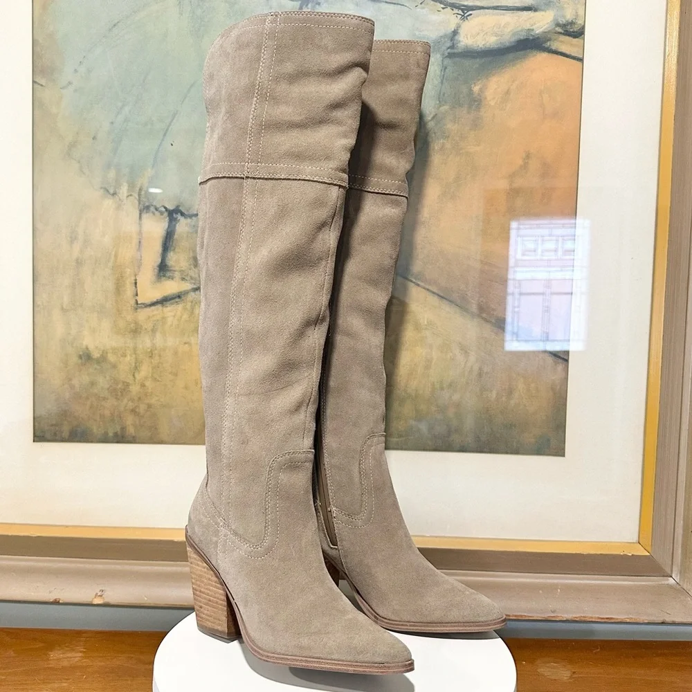 🌸BLONDO🌸 Windie Knee High Boot In Brown Size: 5.5M
